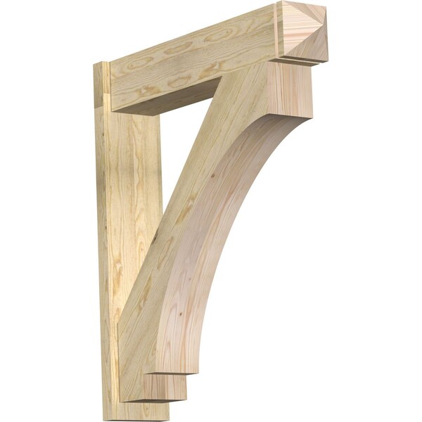 Ekena Millwork Imperial Arts & Crafts Rough Sawn Outlooker, Douglas Fir, 8"W x 38"D x 42"H OUT08X38X42IMP03RDF - main